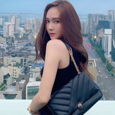 [제시카 가방]Bvlgari 2019 Serpenti Cabochon Chain Shoulder Bag,27CM - 불가리 2019 세르펜티 카보숑 체인 숄더백,BVLB0162,27cm,블랙 - 제시카