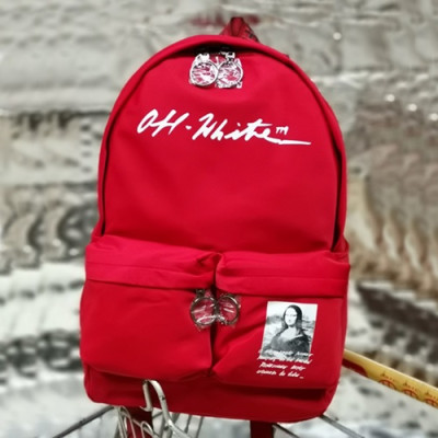 Off White 2019 Nylon Back Pack,43cm - 오프화이트 2019 나일론 남여공용 백팩 OFFB0096,43cm,레드