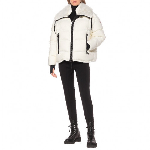 Moncler 2019 Womens Patch Logo Modern Duck Down Short Padding - 몽클레어 2019 여성 패치 로고 모던 덕다운 숏패딩 Moc01038x.Size(s - l).아이보리