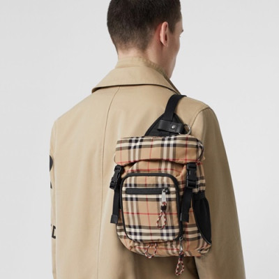 Burberry 2019 Nylon Hip Sack Belt Bag  - 버버리 2019 남여공용 나일론 힙색 벨트백 ,BURB0420,베이지