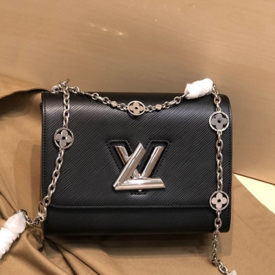 Louis Vuitton 2019 Leather Twist Shouder Bag,23cm - 루이비통 2019 레더 트위스트 숄더백 ,M55531,LOUB1737,23cm,블랙