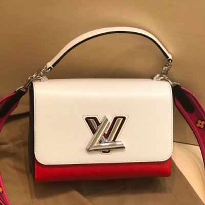 Louis Vuitton 2019 Leather Twist Tote Shouder Bag,23cm - 루이비통 2019 레더 트위스트 토트 숄더백 ,M50282,LOUB1739,23cm,화이트