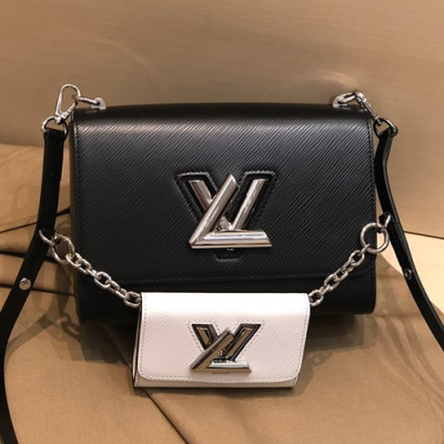 Louis Vuitton 2019 Twist Epi Shouder Bag,23cm - 루이비통 2019 트위스트 에삐 숄더백 ,M50280,LOUB1776,23cm,블랙