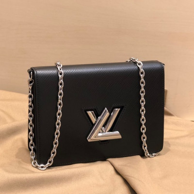 Louis Vuitton 2019 Twist Epi Chain Shouder Bag,19cm - 루이비통 2019 트위스트 에삐 체인 숄더백 ,M50332,LOUB1778,19cm,블랙