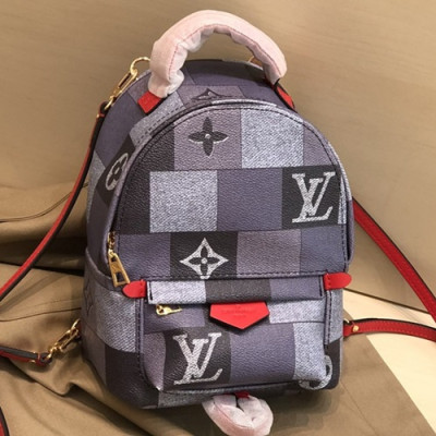 Louis Viutton 2019 Monogram Palm Springs Women Back Pack,22cm - 루이비통 2019 모노그램 팜스프링 여성용 백팩,M41562,LOUB1803 ,22cm,블루