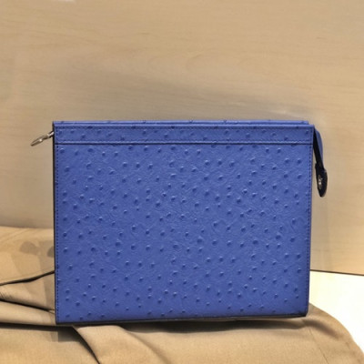 Louis Vuitton 2019 Pochette Voyage Clutch Bag,26cm - 루이비통 2019 포쉐트 보야지 남여공용 클러치백 M61692,LOUB1811,26cm,블루