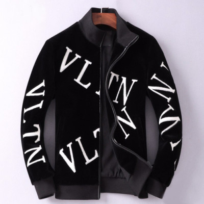 Valentino 2019 Mens Logo Casual Mink Jacket - 발렌티노 2019 남성 로고 캐쥬얼 밍크 자켓 Val0275x,Size(l - 4xl).블랙