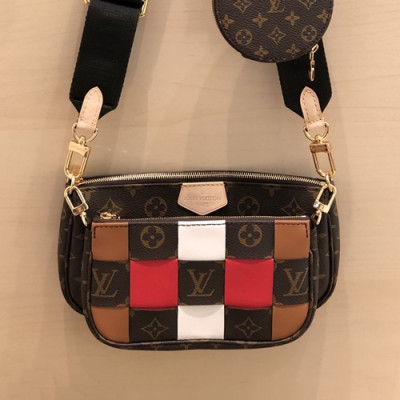 Louis Vuitton 2019 Pochette Favorite Monogram Shoulder Bag ,24cm - 루이비통 2019 포쉐트 페이보릿 모노그램 숄더백,M44813, LOUB1822, 24cm,브라운