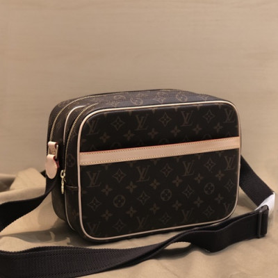 Louis Vuitton 2019 Monogram Reporter Shoulder Bag,28cm - 루이비통 2019 모노그램 리포터 남여공용 숄더백 M45254,LOUB1828 ,28cm,브라운