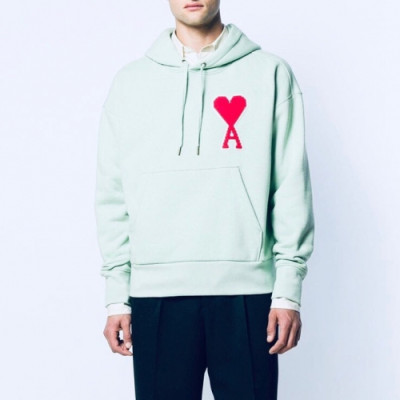 Ami 2019 Mens Logo Casual Cotton Hooded - 아미 2019 남성 로고 코튼 후드티 Ami0011x.Size(s - xl).스카이블루