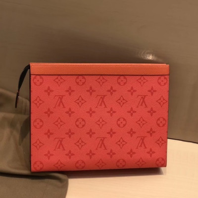 Louis Vuitton 2019 Monogram Clutch Bag,26/33cm - 루이비통 2019 모노그램 남여공용 클러치백 M61692,LOUB1849,26/33cm,레드오렌지