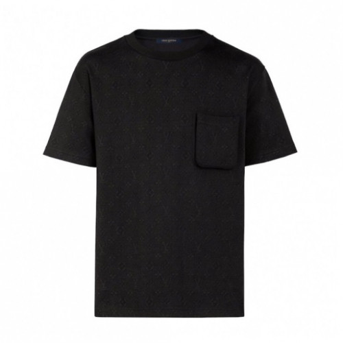 Louis vuitton 2019 Mens Crew-neck Cotton Short Sleeved Tshirt - 루이비통 2019 남성 크루넥 고튼 반팔티 Lou01385x.Size(xs - xl).블랙