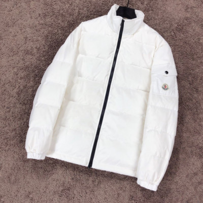 Moncler  2019 Mens Patch Logo Modern Down Padding - 몽클레어 2019 남성 패치 로고 모던 다운 패딩 Moc01107x.Size(m - 3xl).화이트