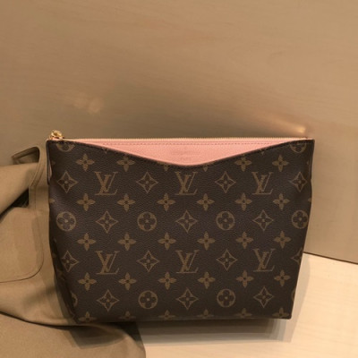 Louis Vuitton 2019 Pallas Beauty Case Clutch Bag,28cm - 루이비통 2019 팔라스 뷰티 케이스 클러치백, M64123 ,LOUB1870 ,28cm,브라운