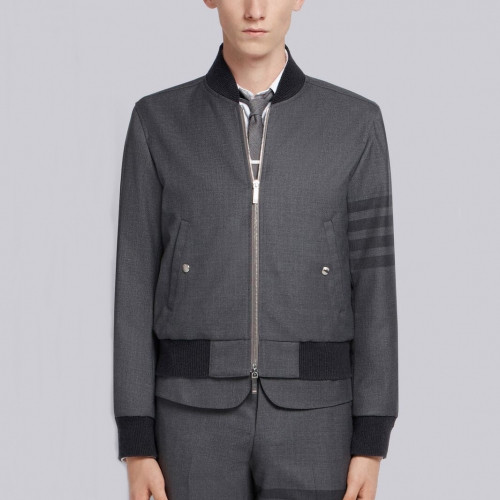 Thom Browne 2019 Mens Casual Wool Jacket - 톰브라운 2019 남성 캐쥬얼 울 자켓 Thom0405x.Size(s - 2xl).그레이