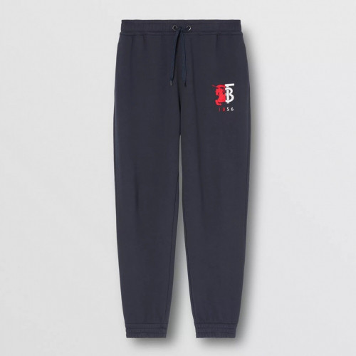 Burberry 2019 Mens Logo Cotton Training Pants - 버버리 2019 남성 로고 코튼 트레이닝 팬츠 Bur01484x.Size(s - 2xl).네이비