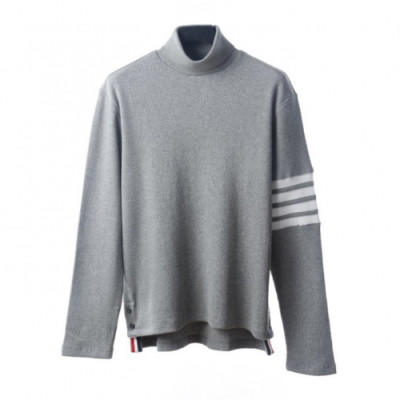 Thom Browne 2019  Mens Strap Turtle-neck Tshirt - 톰브라운 2019 남성 스트랩 터틀넥 긴팔티 Thom0421x.Size(s - xl).그레이