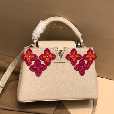 Louis Vuitton 2019 Capucines Tote Shoulder Bag,27/31cm - 루이비통 2019 카푸신 토트 숄더백  M53661,LOUB1880, 27/31cm,크림