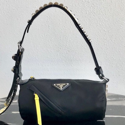 Prada 2019 Nylon Shoulder Bag,23.5CM - 프라다 2019 나일론 숄더백,1BC100-4,23.5cm,블랙