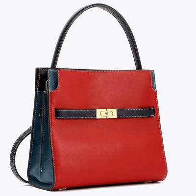 Tory Burch 2019 Leather Tote Shoulder Bag,27cm - 토리버치 2019 레더 토트 숄더백 TBB0231,27cm,레드