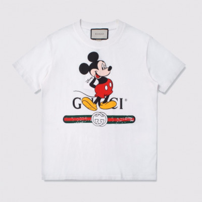 [매장판]Gucci 2019 Mm/Wm Logo Cotton Short Sleeved Tshirt - 구찌 2019 남자 로고 코튼 반팔티 Guc01670x.Size(s - l).아이보리