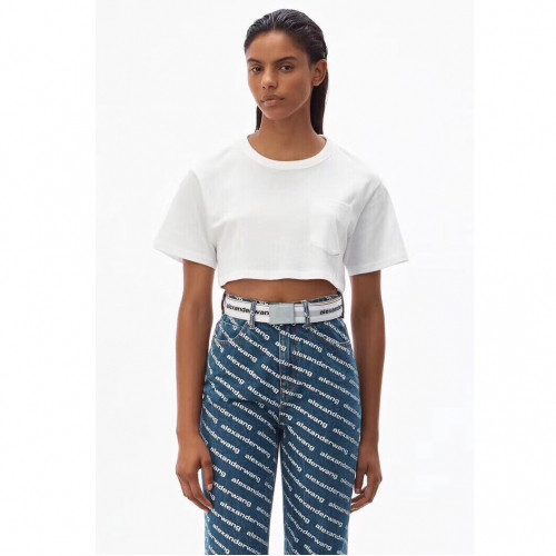 Alexsander Wang Womens Logo Classic Denim Pants - 알렉산더왕 2019 여성 로고 클래식 데님 팬츠 Alw0036x.Size(s - l).블루