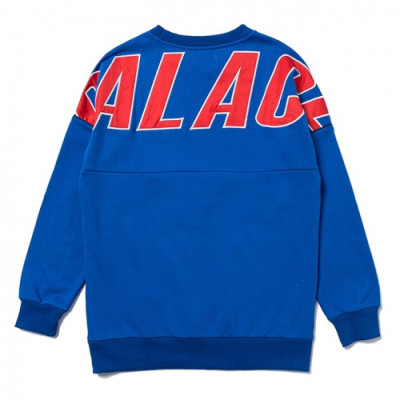 Palace 2019 Mens Crew-neck Cotton Man-to-man - 팔라스 2019 남성 크루넥 코튼 맨투맨 Pala009x.Size(s - xl).블루