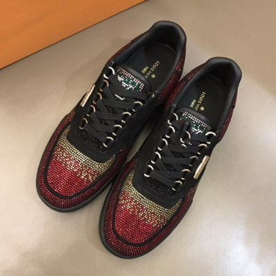 Louis Vuitton 2019 Mens Leather Sneakers - 루이비통 2019 남성용 레더 스니커즈 LOUS0427,Size(240 - 270).블랙