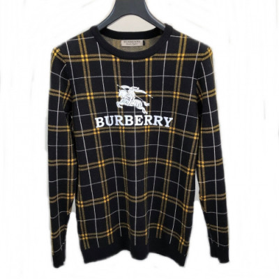 Burberry 2019 Mens Retro Logo Crew-neck Sweater - 버버리 2019 남성 레트로 로고 크루넥 스웨터 Bur01525x.Size(m - 3xl).2컬러(옐로우/레드)