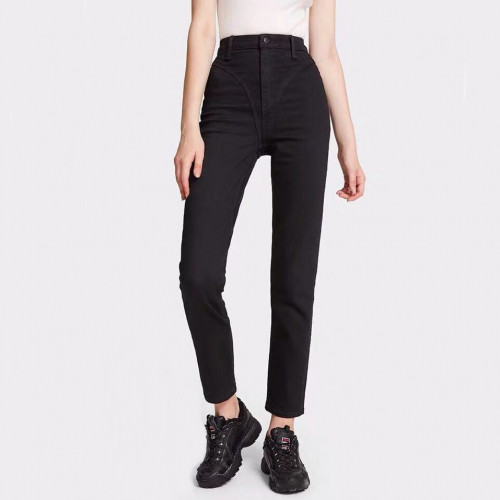 Alexsander Wang Womens Casual Denim Pants - 알렉산더왕 2019 여성 캐쥬얼 데님 팬츠 Alw0038x.Size(25 - 30).블랙