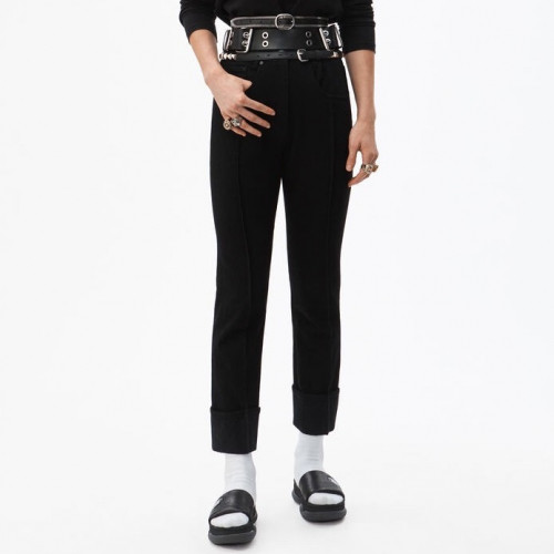 Alexsander Wang Womens Casual Denim Pants - 알렉산더왕 2019 여성 캐쥬얼 데님 기모 팬츠 Alw0039x.Size(25 - 30).블랙