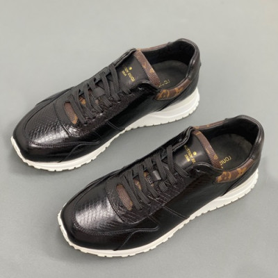 Louis Vuitton 2019 Mens Leather Sneakers - 루이비통 2019 남성용 레더 스니커즈 LOUS0430,Size(245 - 270).블랙