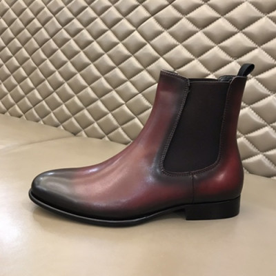 Berluti 2019 Mens Leather Boots -  벨루티 2019 남성용 레더 부츠,BERTS0060.Size(240 - 270).레드