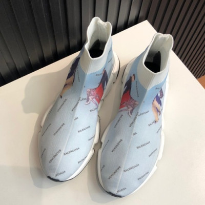 Balenciaga 2019 Mm / Wm Speed Runner - 발렌시아가 2019 남여공용 스피드러너 BALS0117,Size(225 - 275),스카이블루