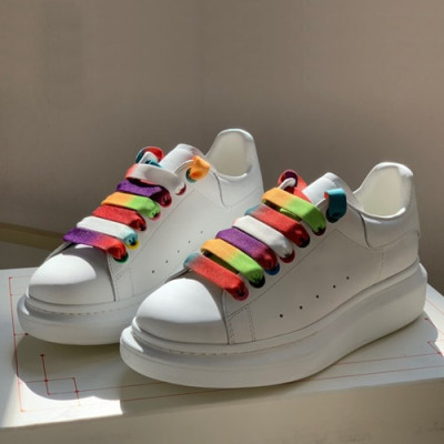 [매장판]Alexander McQueen 2019 Mm/Wm Sneakers - 알렉산더맥퀸 2019 남여공용 스니커즈 AMQS0113,Size(225 - 270).화이트