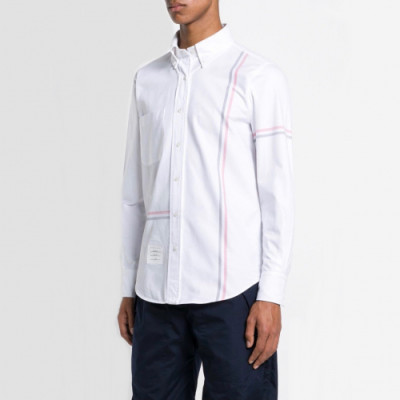 Thom Browne 2019 Mens Strap Cotton Shirt - 톰브라운 2019 남성 스트랩 코튼 셔츠 Thom0436x.Size(s - 2xl).화이트