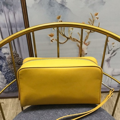 Bottega 2019 Veneta Mm /Wm Leather Hand Bag,20cm - 보테가 베네타 2019 레더 남여공용 핸드백 BVB0481,20cm,옐로우