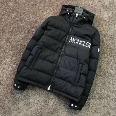 Moncler  2019 Mens Patch Logo Modern Goose Down Padding - 몽클레어 2019 남성 패치 로고 모던 구스다운 패딩 Moc01184x.Size(m - 2xl).블랙