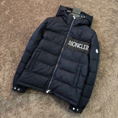 Moncler  2019 Mens Patch Logo Modern Goose Down Padding - 몽클레어 2019 남성 패치 로고 모던 구스다운 패딩 Moc01185x.Size(m - 2xl).네이비