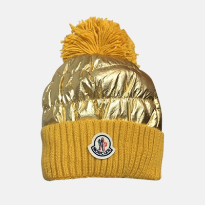 Moncler 2019 Ladies Knit Cap - 몽클레어 2019 여성용 니트 모자 MONM0005, 옐로우