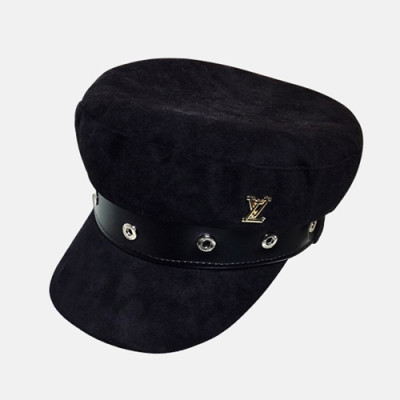 Louis Vuitton 2019 Ladies Velvet Cap - 루이비통 2019 여성용 벨벳 모자 LOUM0002, 블랙