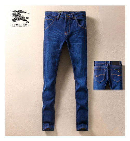 Burberry 2019 Mens Business Classic Denim Pants - 버버리 2019 남성 비지니스 클래식 데님 기모 팬츠 Bur01592x.Size(28 - 40).블루