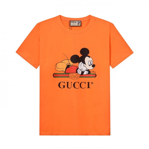 [매장판]Gucci 2019 Mm/Wm Logo Cotton Short Sleeved Tshirt - 구찌 2019 남자 로고 코튼 반팔티 Guc01755x.Size(xs - l).오렌지