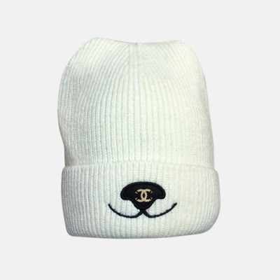 Chanel 2019 Ladies Knit Cap - 샤넬 2019 여성용 니트 모자 CHAM0022, 화이트