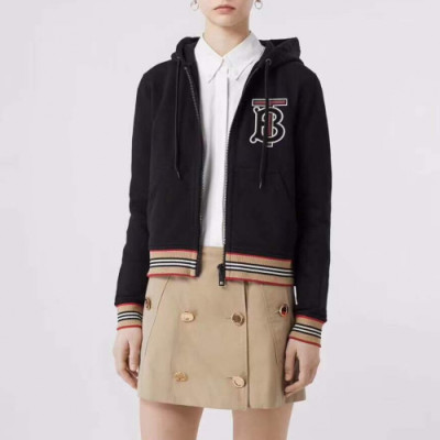 Burberry 2019 Womens Logo Casual HoodT - 버버리 2019 여성 로고 캐쥬얼 후드티 Bur01616x.Size(m - 2xl).블랙