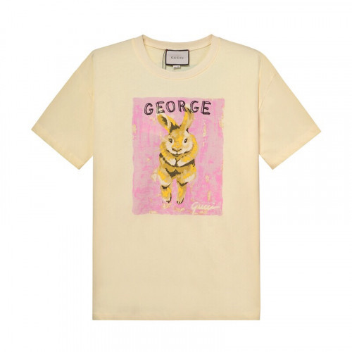 [매장판]Gucci 2019 Mm/Wm Logo Cotton Short Sleeved Tshirt - 구찌 2019 남자 로고 코튼 반팔티 Guc01793x.Size(xs - l).아이보리