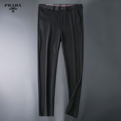 Prada 2019 Mens Classic Logo Cotton Pants - 프라다 2019 남성 클래식 로고 코튼 팬츠 Pra0863x.Size(29 - 38).블랙