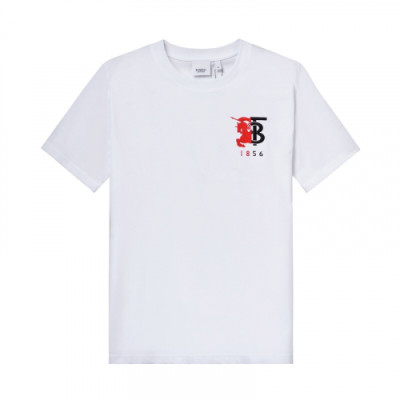 [매장판]Burberry 2019 Mm/Wm Logo Cotton Short Sleeved Tshirt - 버버리 2019 남자 로고 코튼 반팔티 Bur01847x.Size(s - xl).화이트