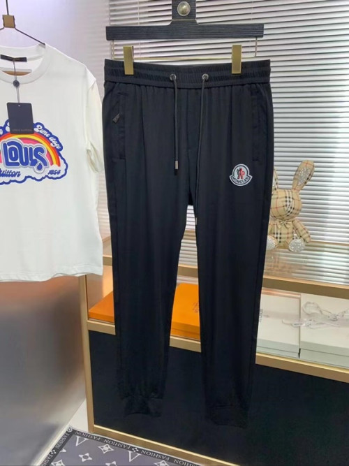 Moncler 2022 Mens Casual Logo Cotton Training Pants  -몽클레어 2022남성 캐쥬얼 로고 코튼 기모 트레이닝 팬츠 Moc01227x.Size(m - 3xl).블랙