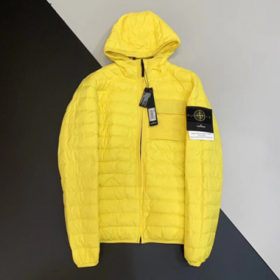 [커스텀급]Stone Island 2019 Mens Casual Goose Down Padding - 스톤아일랜드 2019 남성 캐쥬얼 구스다운 패딩 Sto0095x.Size(m - 2xl).옐로우